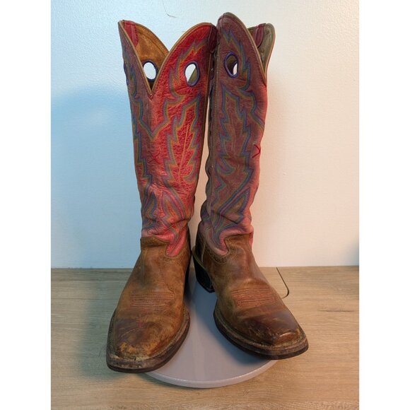 Twisted X 16" Buckaroo Western Cowboy Boots Men 7 D MBK0006 Leather Southwest